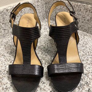 Nine West Harpess Dress Sandal Pumps Black 8M